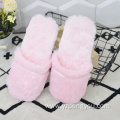 Beauty product hotel spa with embroidered logo slippers